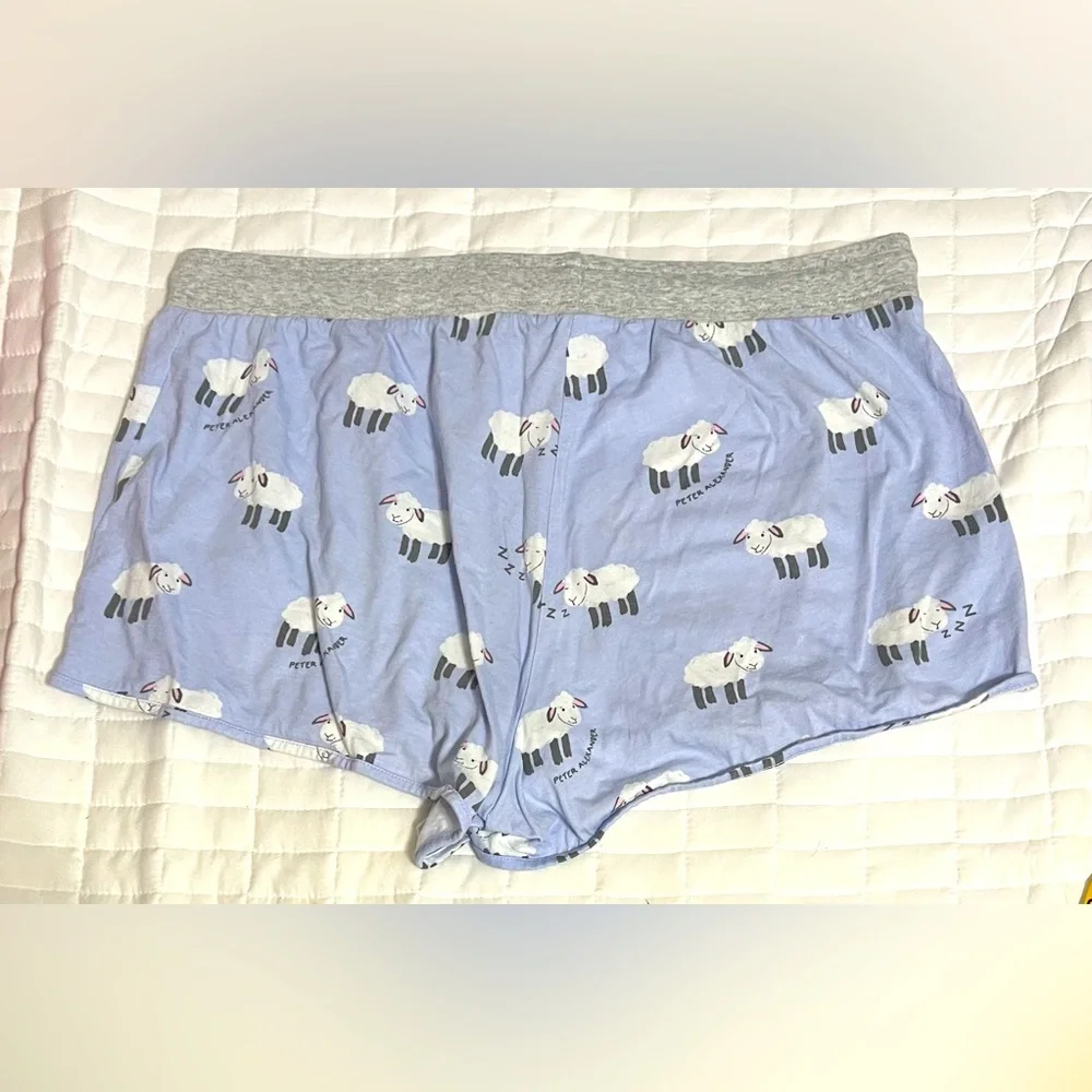 Peter Alexander Sheep Sleep Shorts Size XL